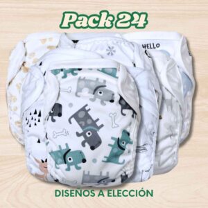 Pack 24 Pañales Ecológicos Multitalle